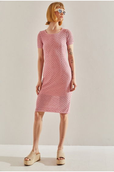 Women's Openwork Lined Dress