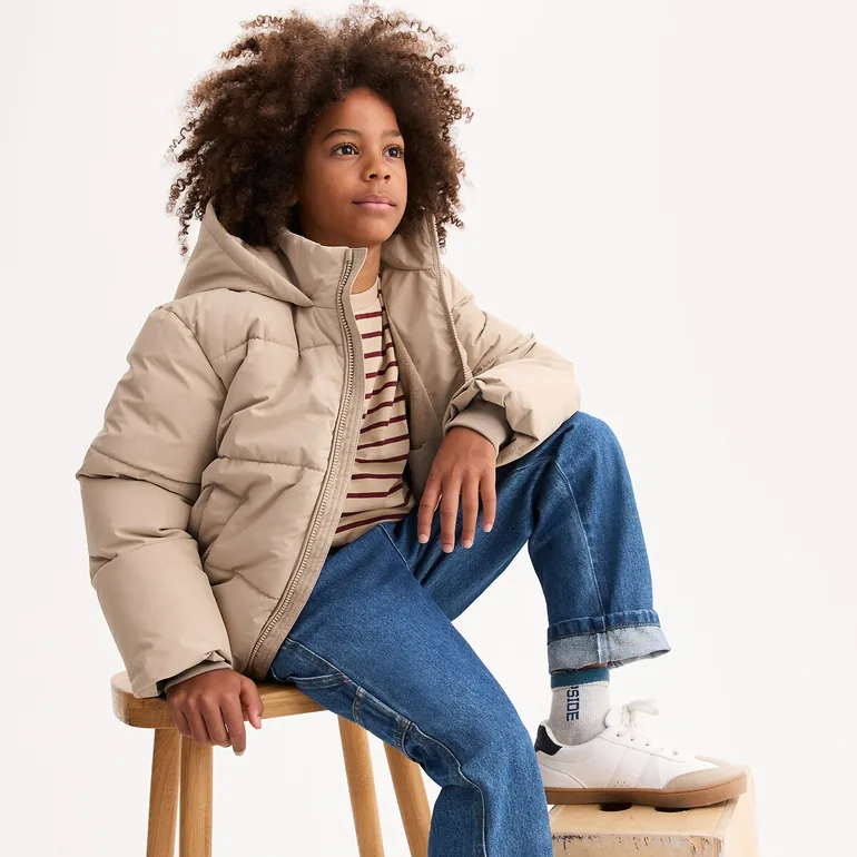 Hooded Padded Jacket - 1