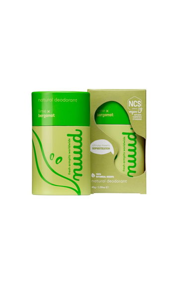 Nuud Natural Lime x Bergamot Stick Vegan Deodorant 45gr