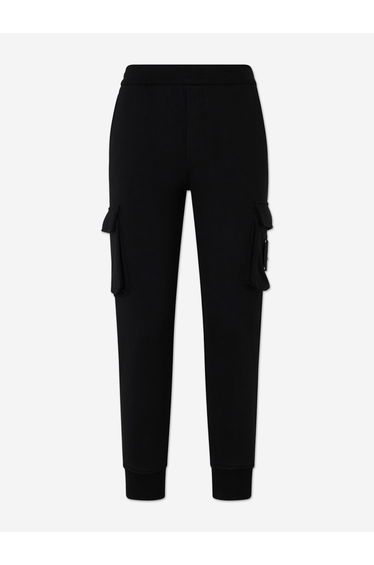 Moose Knuckles Kids Hartsfield Cargo Pants in Black