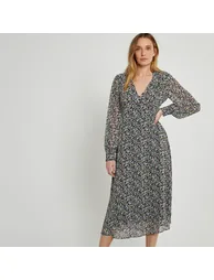 Recycled Floral Midaxi Dress