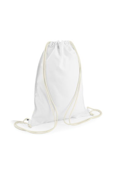 Bagbase Sublimation Gymsac / Drawstring Bag (5 Litres) (Pack of 2) - White