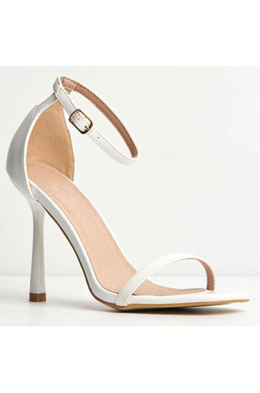 Women's Wheres That From Strappy Stiletto Heel Sandals in White