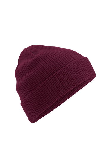 Beechfield Organic Cotton Beanie - Burgundy
