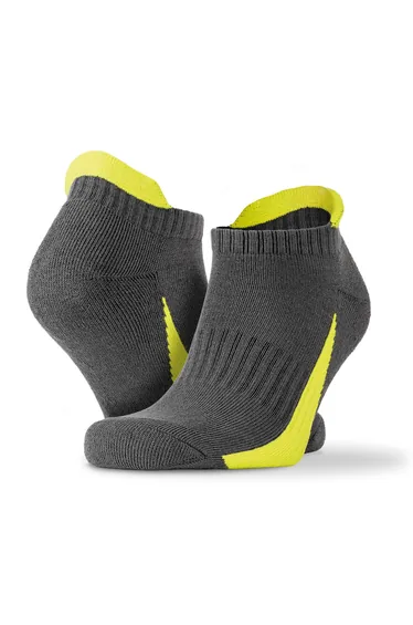 Spiro Unisex Adults Sports Trainer Socks (Pack Of 3) - Grey