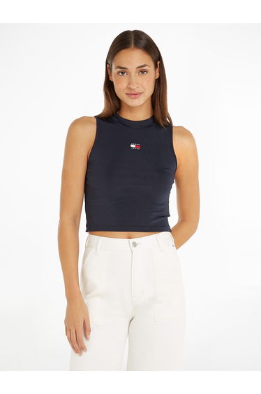 Tommy Jeans TJW CRP XS BADGE HIGH NECK TANK