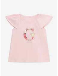 طقم جيس باللون الزهري - 2