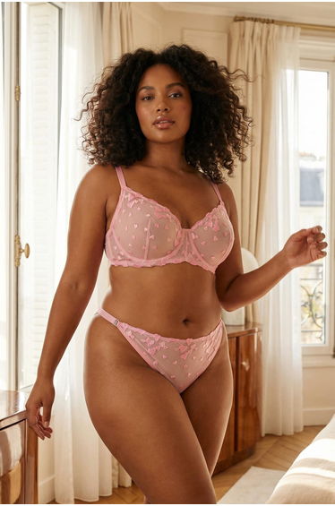 Trendyol Curve Pink Lingerie