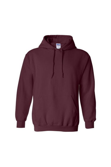 Gildan Heavy Blend Adult Unisex Hooded Sweatshirt / Hoodie - Maroon