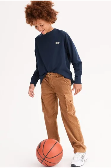 Corduroy Cargo Trousers