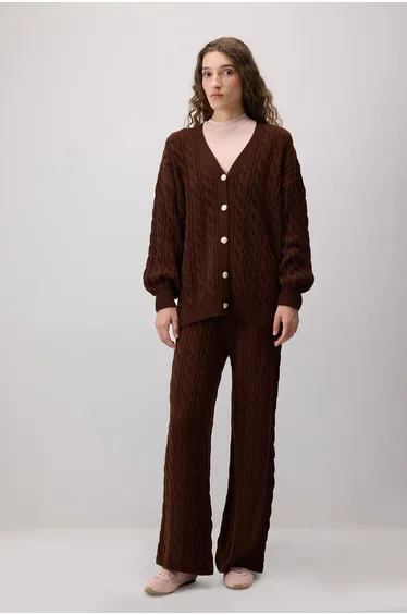 KNITTED PATTERNED KNITWEAR SET