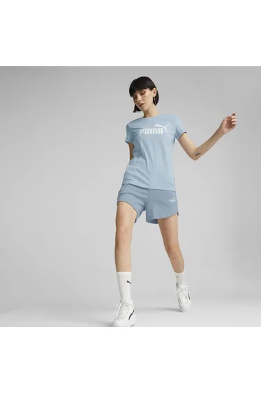 ESS Logo Heather Tee Blue Wash