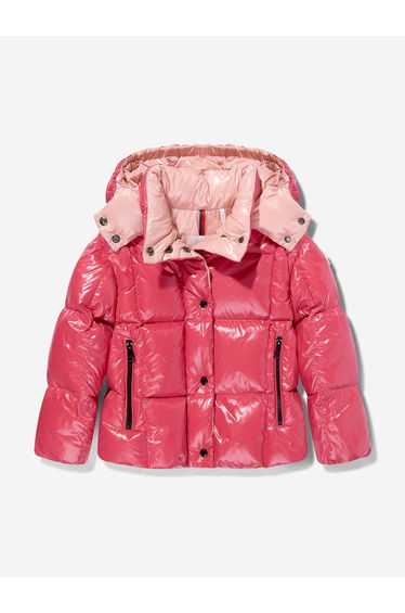 Moncler Enfant Girls Parana Down Padded Jacket in Pink