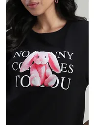 Printed Short Sleeve T Shirt - 3