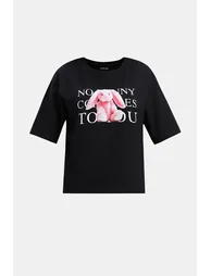 Printed Short Sleeve T Shirt - 4