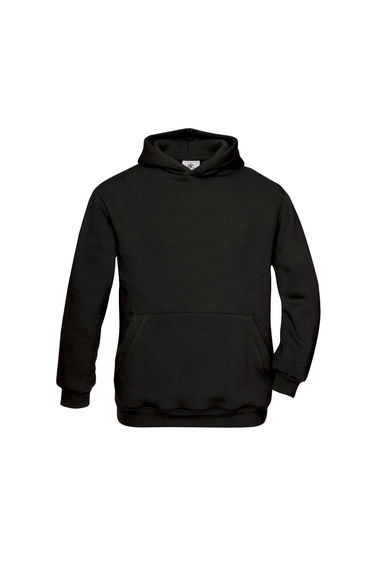 B&C Childrens/Kids Hoodie - Black