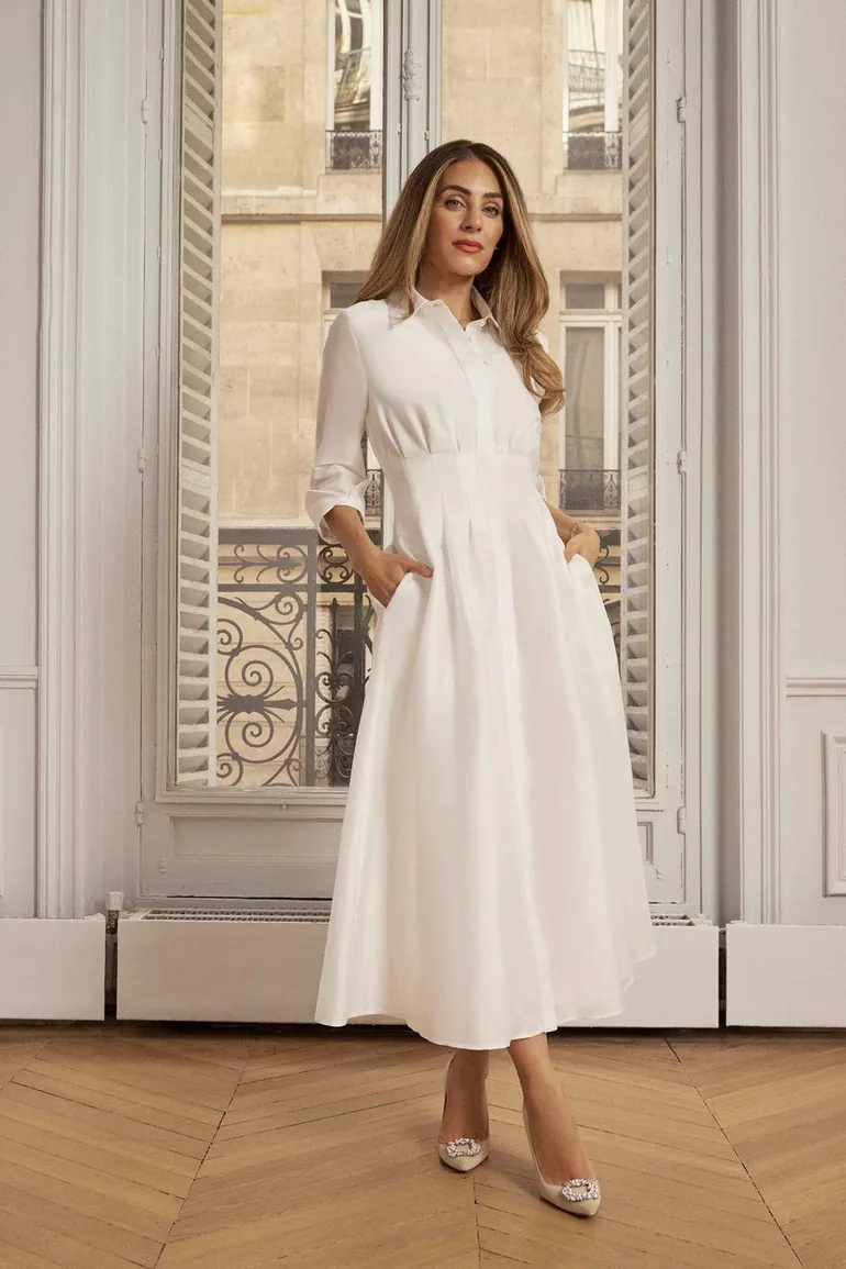 lydia millen taffeta full skirt tailored midi dress Black Lydia Millen Petite Taffeta Full Skirt Tailored Midi Dress