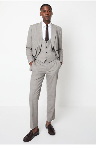 Tailored Pow Check Suit Trouser
