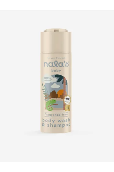 Nala's Baby Body Wash & Shampoo Fragrance Free 200ml