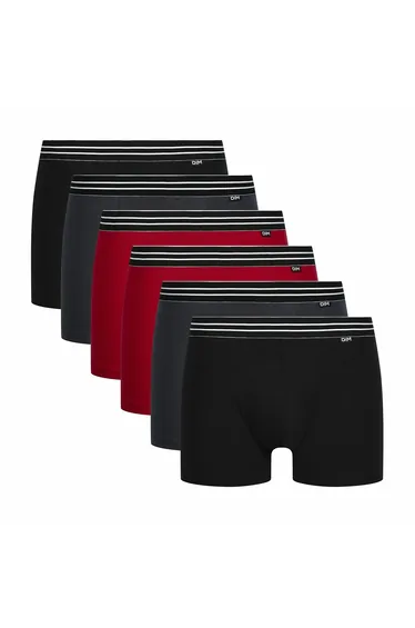 Pack of 6 Ecodim Hipsters in Plain Cotton