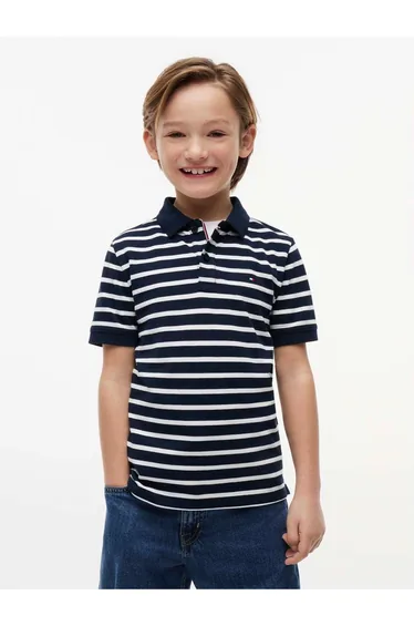 Flag Polo Short Sleeve Stripe Multi