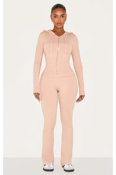 Shape Blush Sculpted Zip Through Hoodie