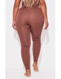 Shape Chocolate Stretch Seamless Legging - 2