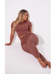 Shape Chocolate Stretch Seamless Legging