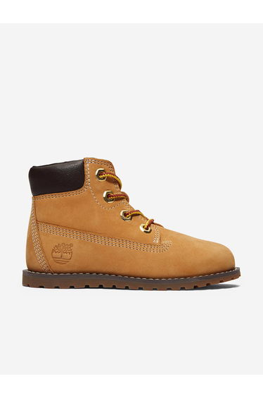 Timberland Kids Mid Lace-Up Boots in Beige