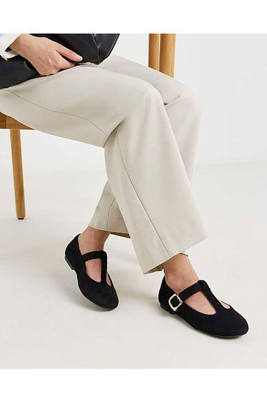 T Bar Mary Janes Extra Wide Fit