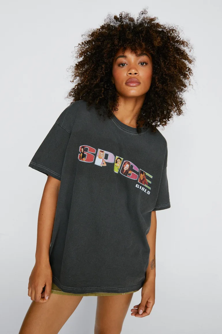 Spice Girls Oversized Graphic T-shirt - 2
