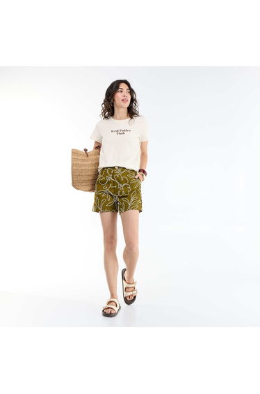 Printed T-shirt WHITE