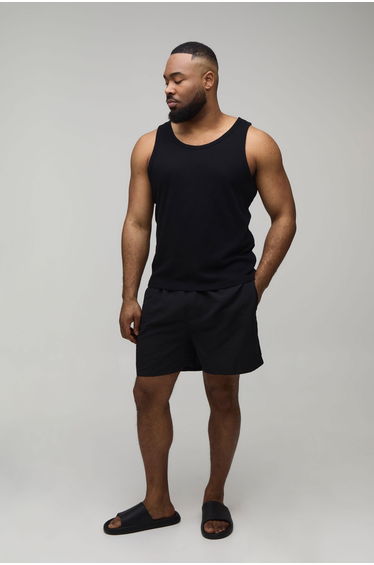 Short Length Swim Short - black