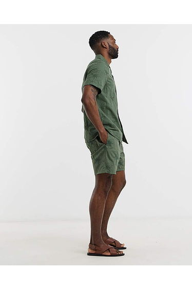Embroidered Co Ord Swim Shorts