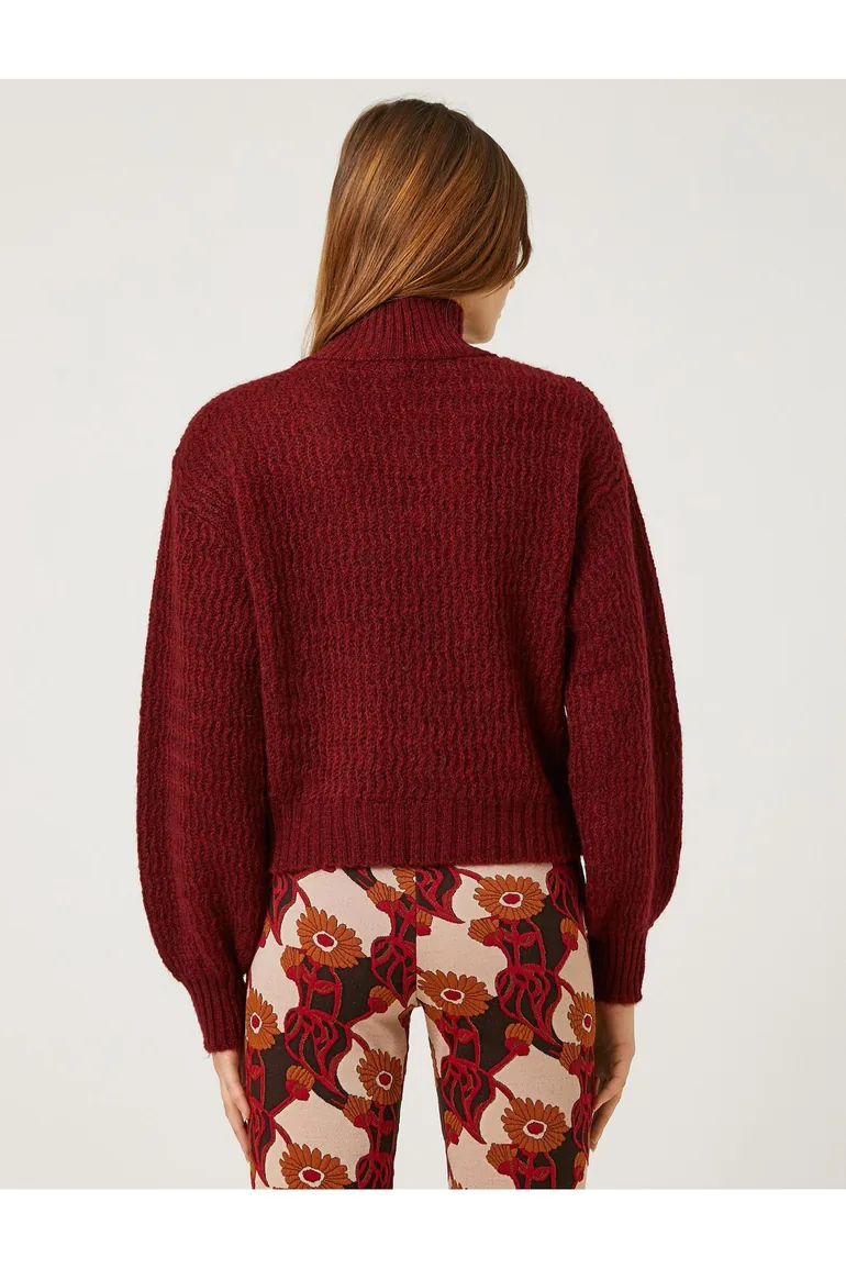 Sweater - Burgundy - Regular fit - 3