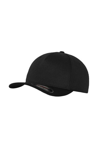 Flexfit Unisex Adult 5 Panel Cap - Black