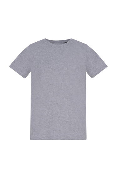 Awdis Childrens/Kids Plain T-Shirt - Heather Grey