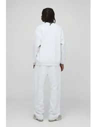 Basic Straight Leg Jogger - grey marl - 1