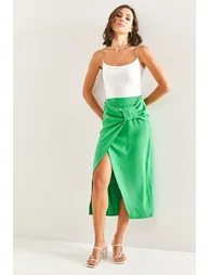 Women's Front Bow Skirt - 1