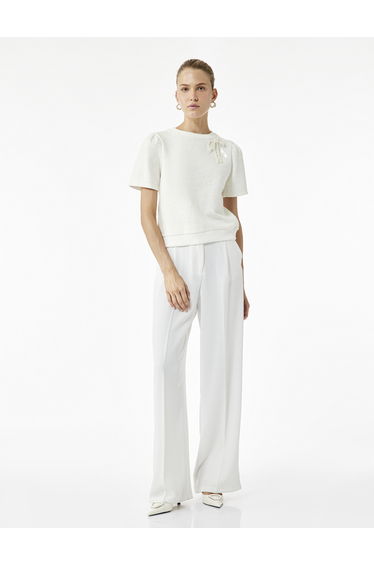 Bow Detail Sweatshirt