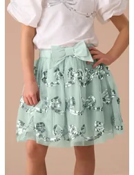 Delta Sequin Skirt