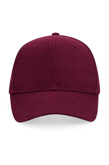 Beechfield Pro-Style Brushed Cotton Heavy Cap - Burgundy