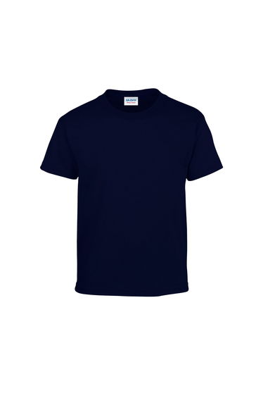Gildan Childrens/Kids Plain Cotton Heavy T-Shirt - Navy