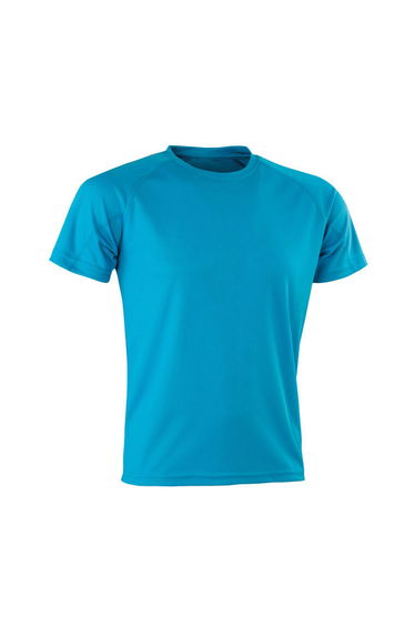 Spiro Mens Impact Aircool T-Shirt - Ocean Blue