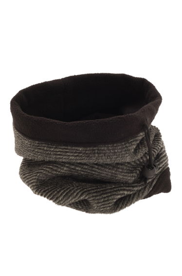 FLOSO Womens/Ladies Multipurpose Fleece Neckwarmer Snood / Hat - Graphite