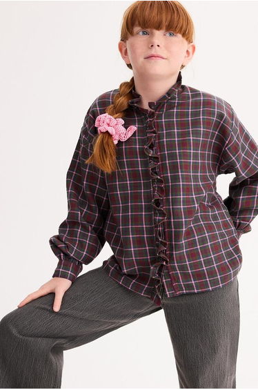 Checked Long Sleeve Shirt