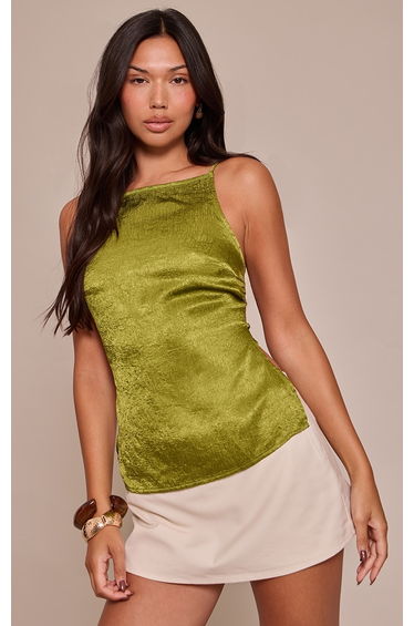 Cream Woven Skort