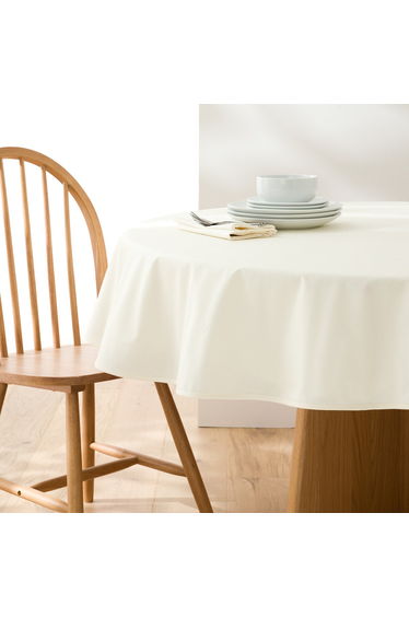 Scenario Round Soft 100% Coated Cotton Tablecloth