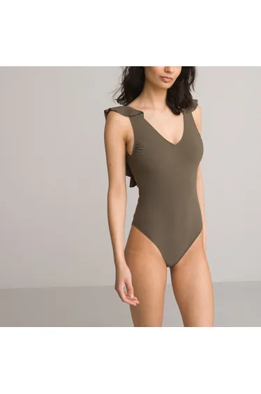 Ruffle Back Swimsuit