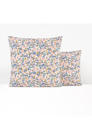 Ohara Floral Cotton Percale 200 Thread Count Pillowcase
